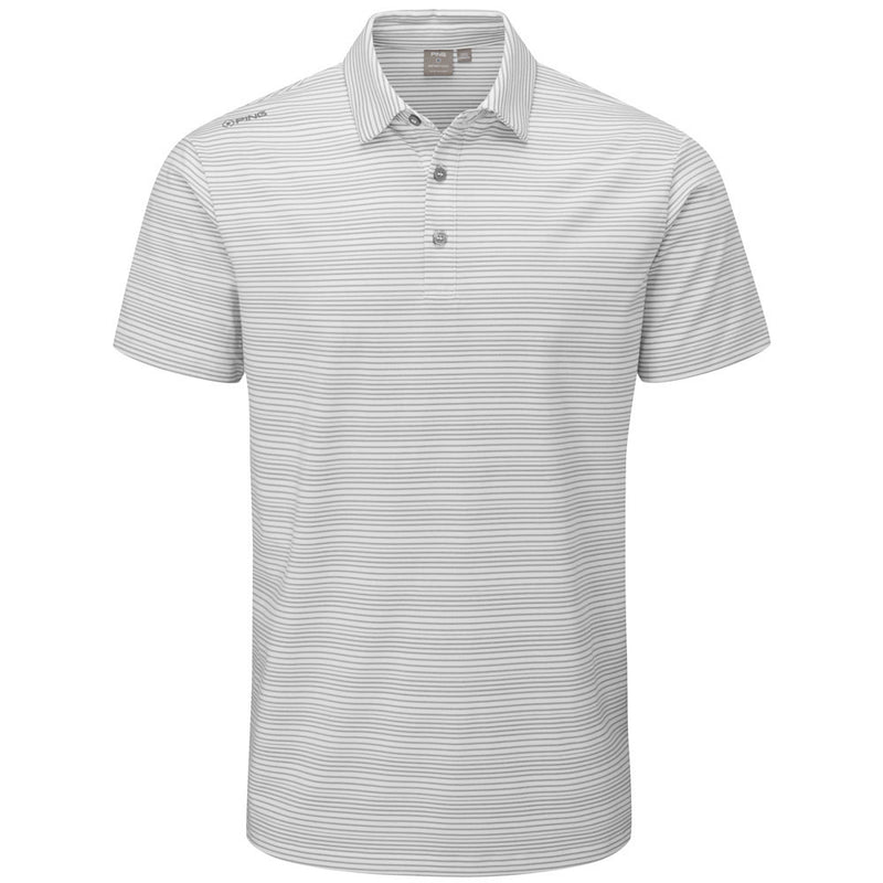 Ping Alexander Polo Shirt - White/Griffin