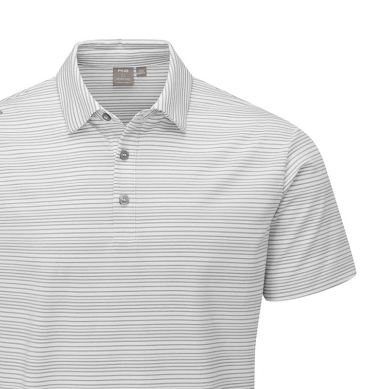 Ping Alexander Polo Shirt - White/Griffin