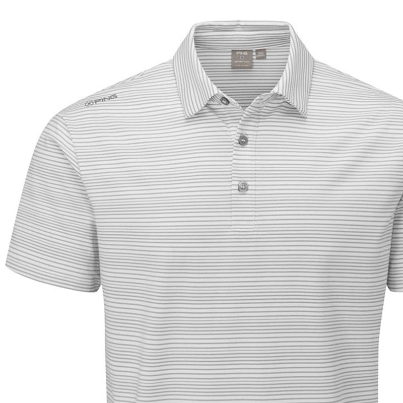 Ping Alexander Polo Shirt - White/Griffin