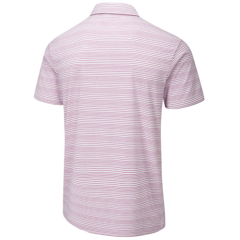 Ping Alexander Polo Shirt - White/Raspberry