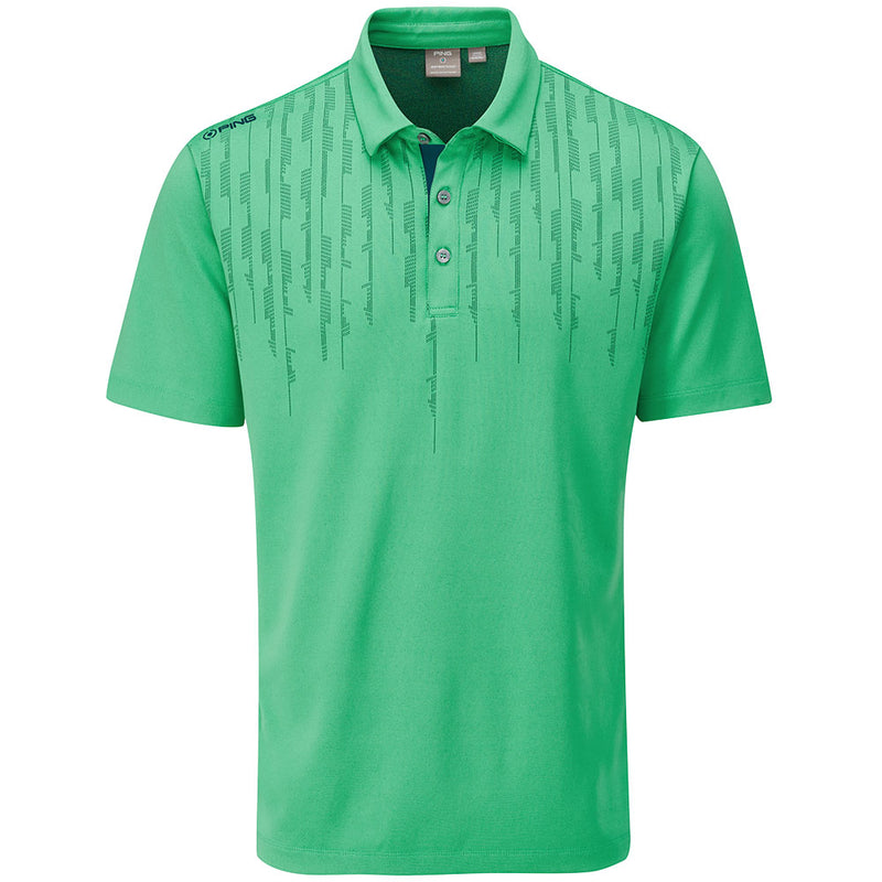 Ping Carbon Polo Shirt - Grasshopper Green