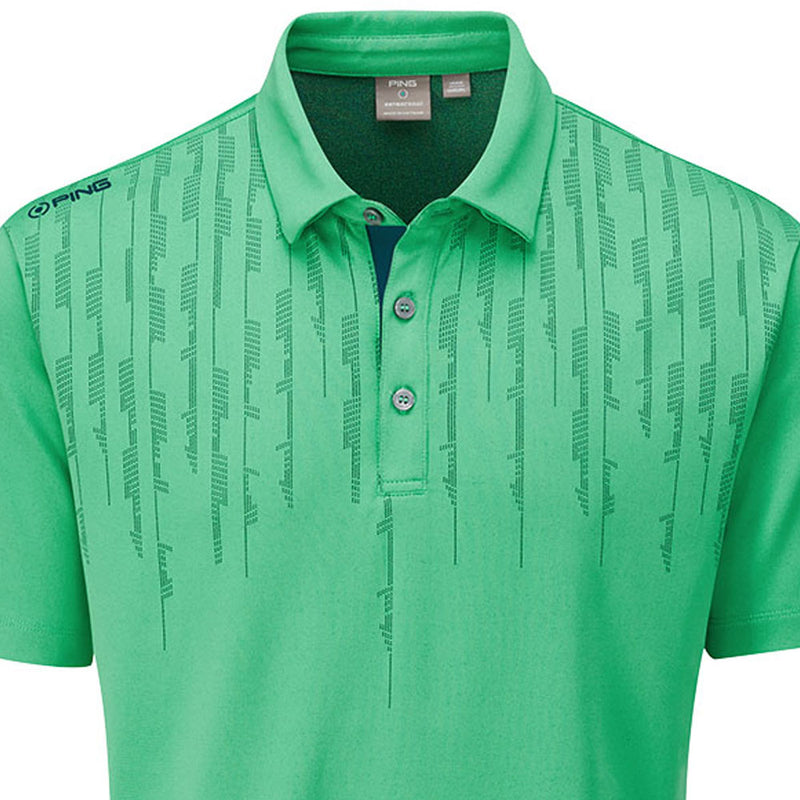 Ping Carbon Polo Shirt - Grasshopper Green