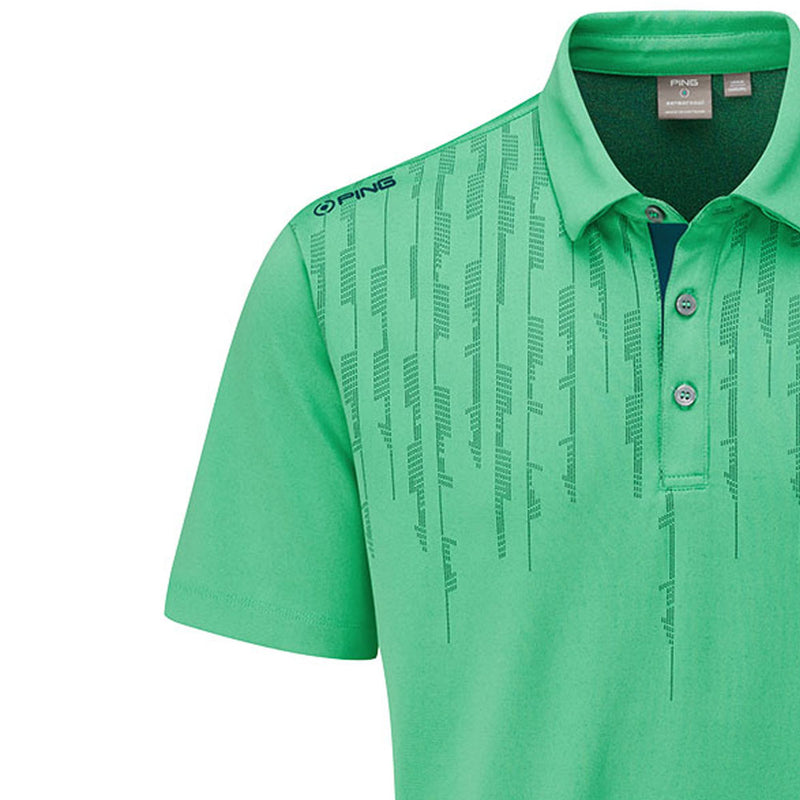 Ping Carbon Polo Shirt - Grasshopper Green