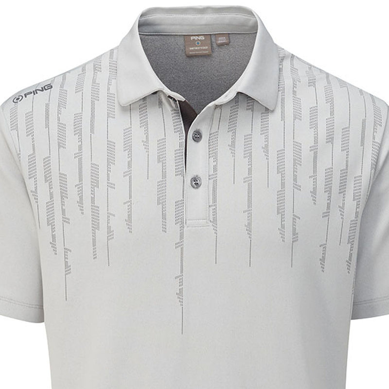 Ping Carbon Polo Shirt - Silver