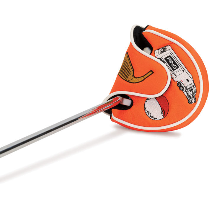 Ping Decal Mallet Putter Headcover - Orange