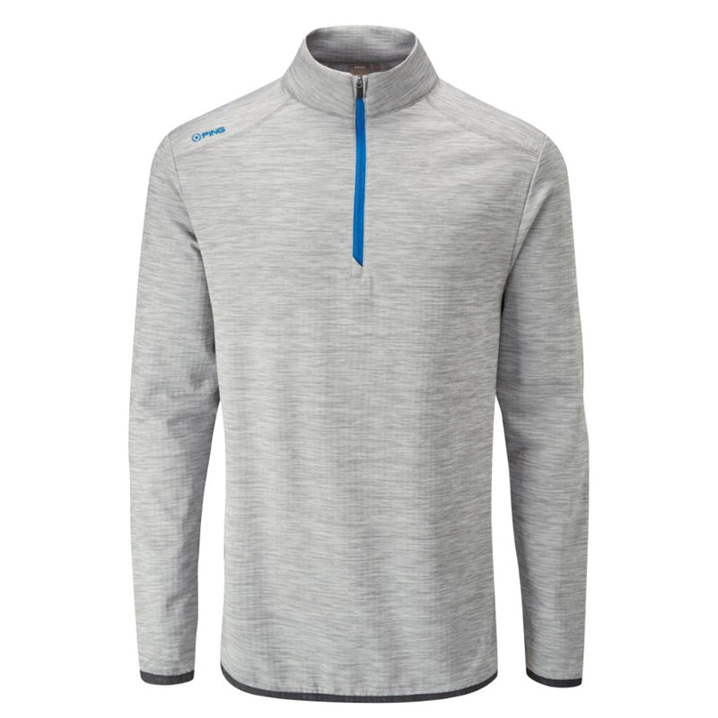 Ping Edison 1/2 Zip Mid-Layer Fleece - Silver Marl