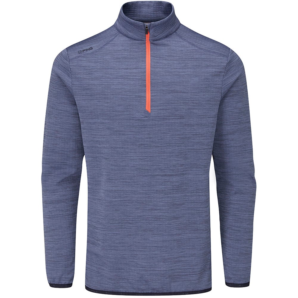 Ping Edison 1/2 Zip Mid-Layer Fleece - Greystone Marl