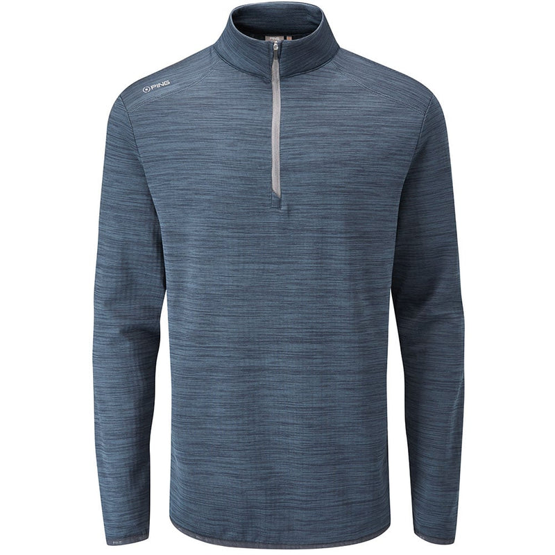 Ping Edison 1/2 Zip Mid-Layer Fleece - Oxford Blue Marl