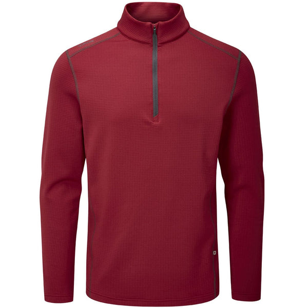 Ping Edwin 1/2 Zip Pullover - Firebrick