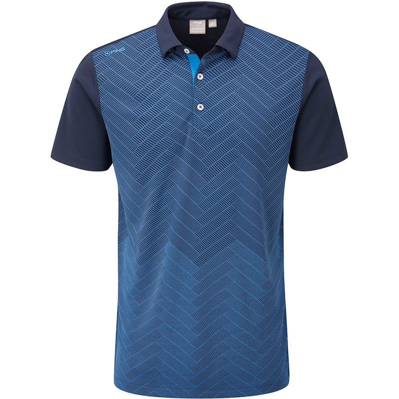 Ping Etten Polo Shirt - Navy Multi