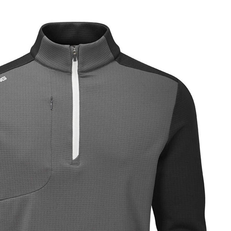 Ping Farrell 1/2 Zip Midlayer - Asphalt/Black