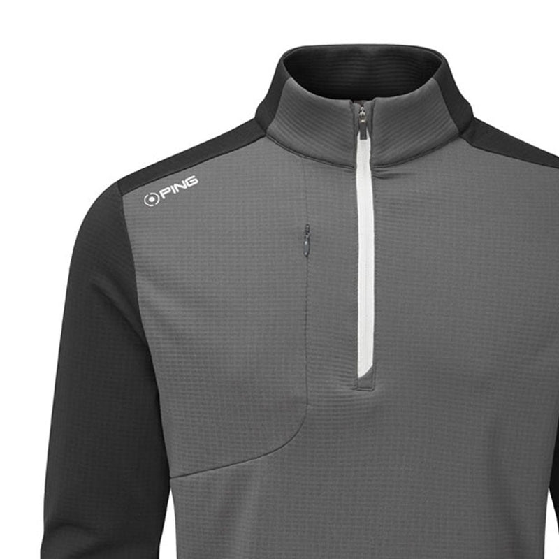 Ping Farrell 1/2 Zip Midlayer - Asphalt/Black