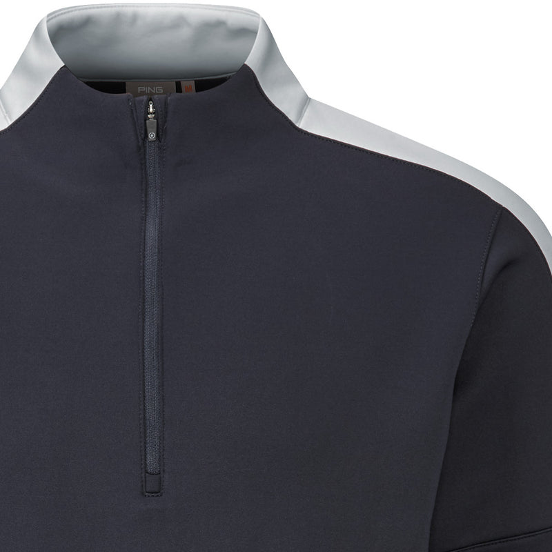 Ping Frankie 1/2 Zip Pullover - Navy/Quarry