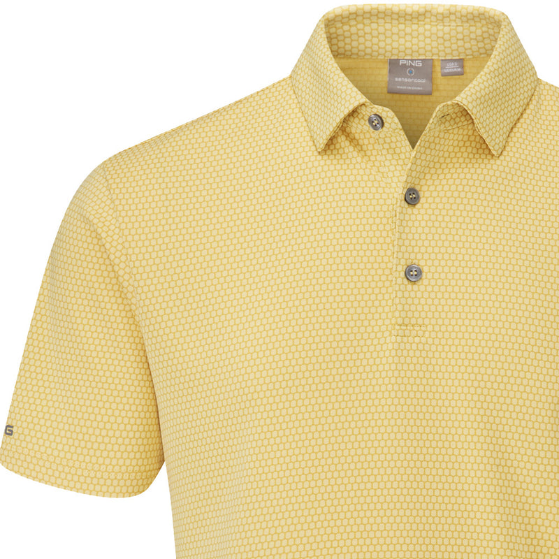 Ping Halcyon Polo Shirt - Gold Multi