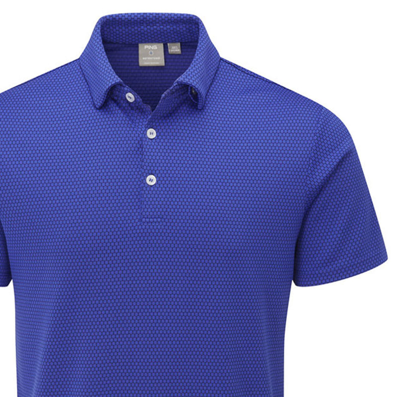 Ping Halcyon Polo Shirt - Blue Surf Multi