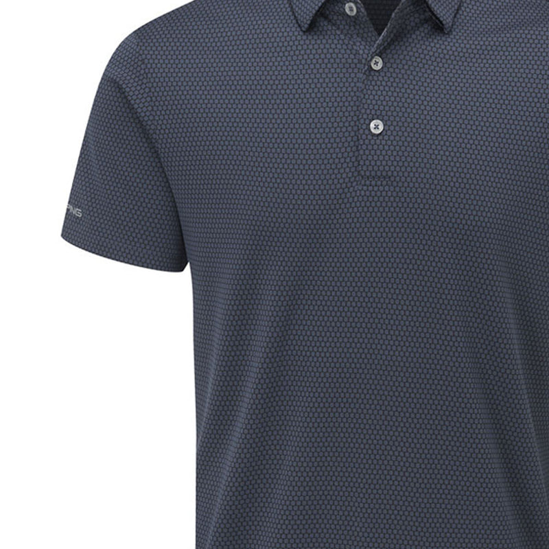 Ping Halcyon Polo Shirt - Oxford Blue Multi