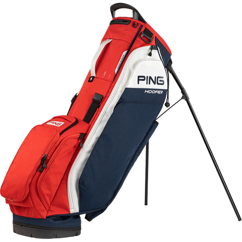 Ping Hoofer Stand Bag - Navy/Red/White