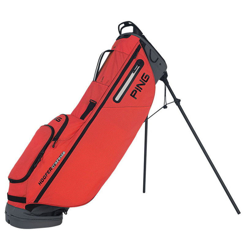 Ping Hoofer Craz-E Lite Stand Bag - Orange/Dark Grey/Black