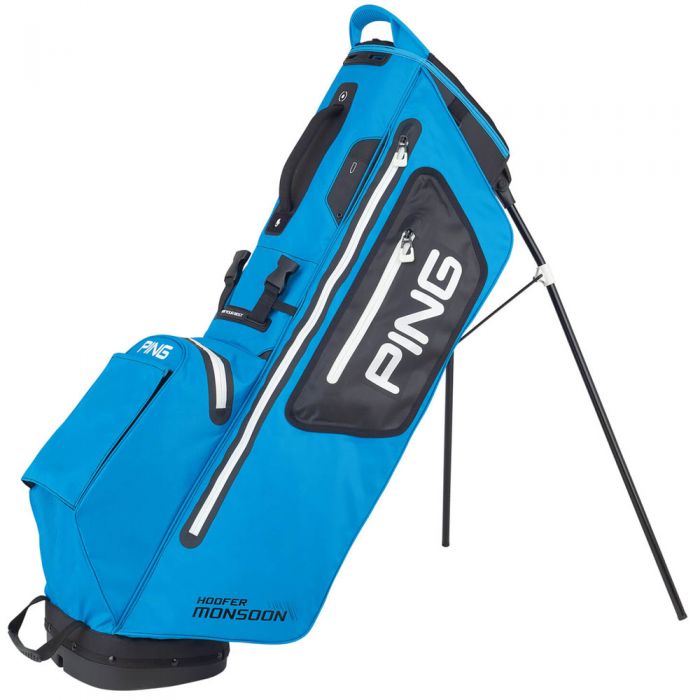 Ping Hoofer Monsoon Waterproof Stand Bag - Azure/Black