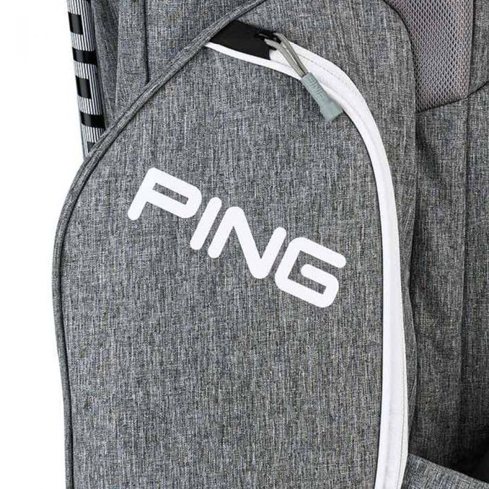 Ping Hoofer Stand Bag - Grey/White