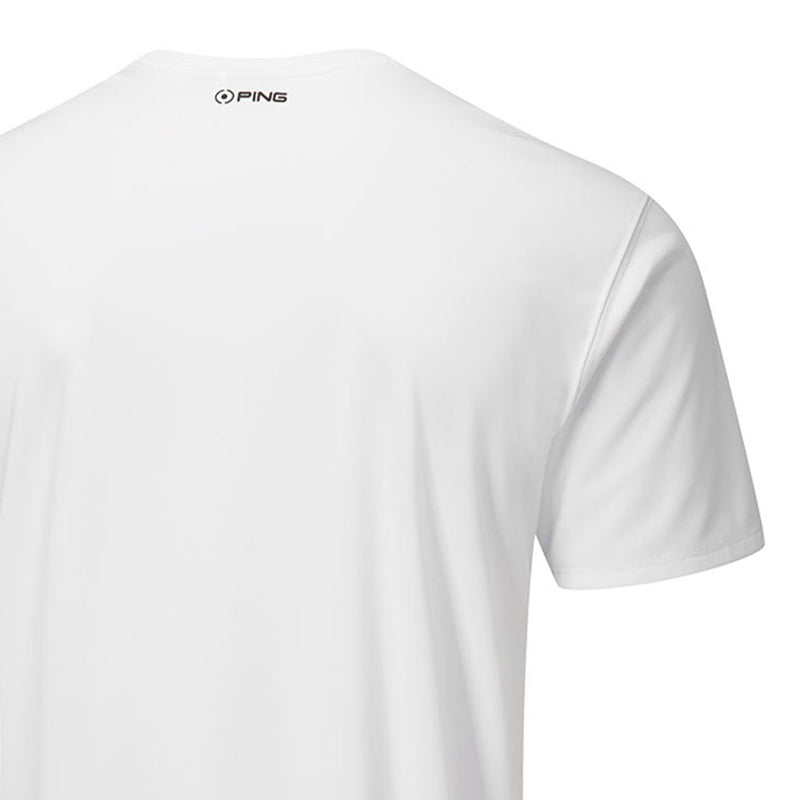 Ping Logo Tee Polo Shirt - White