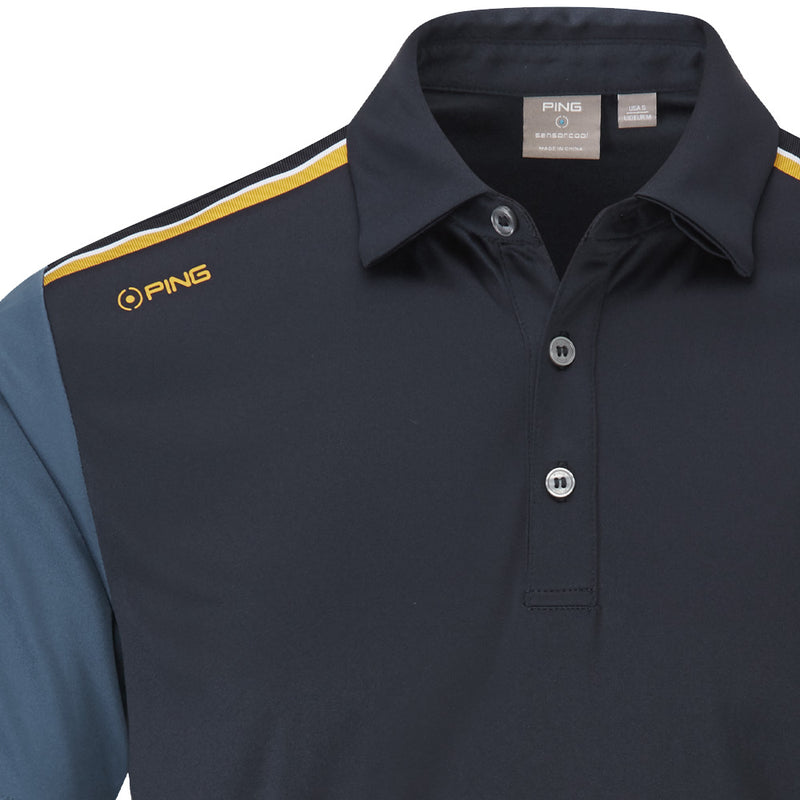 Ping Malvern Polo Shirt - Navy/Stormcloud