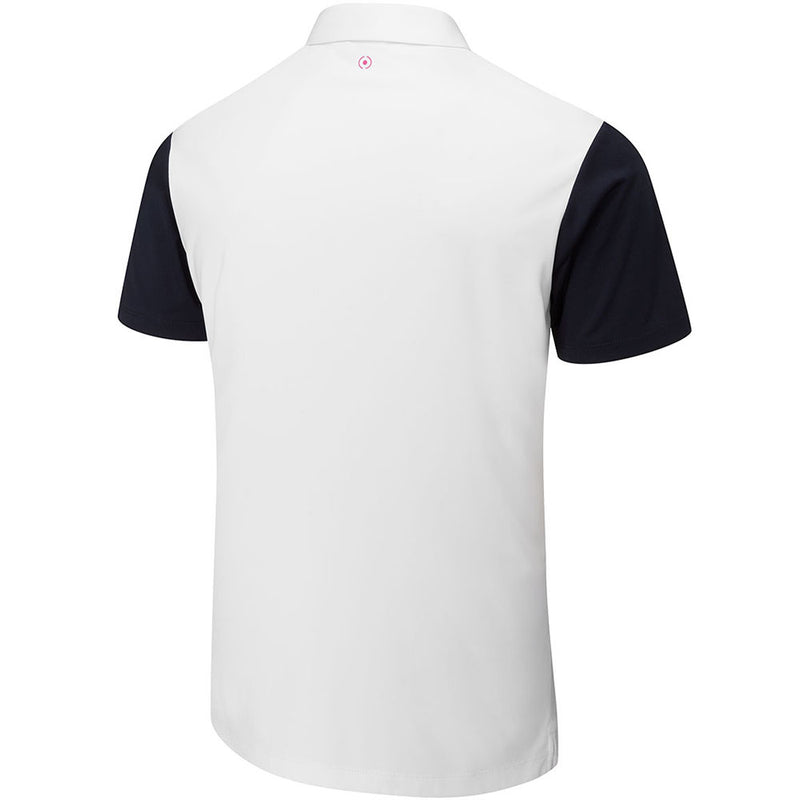 Ping Malvern Polo Shirt - White/Navy