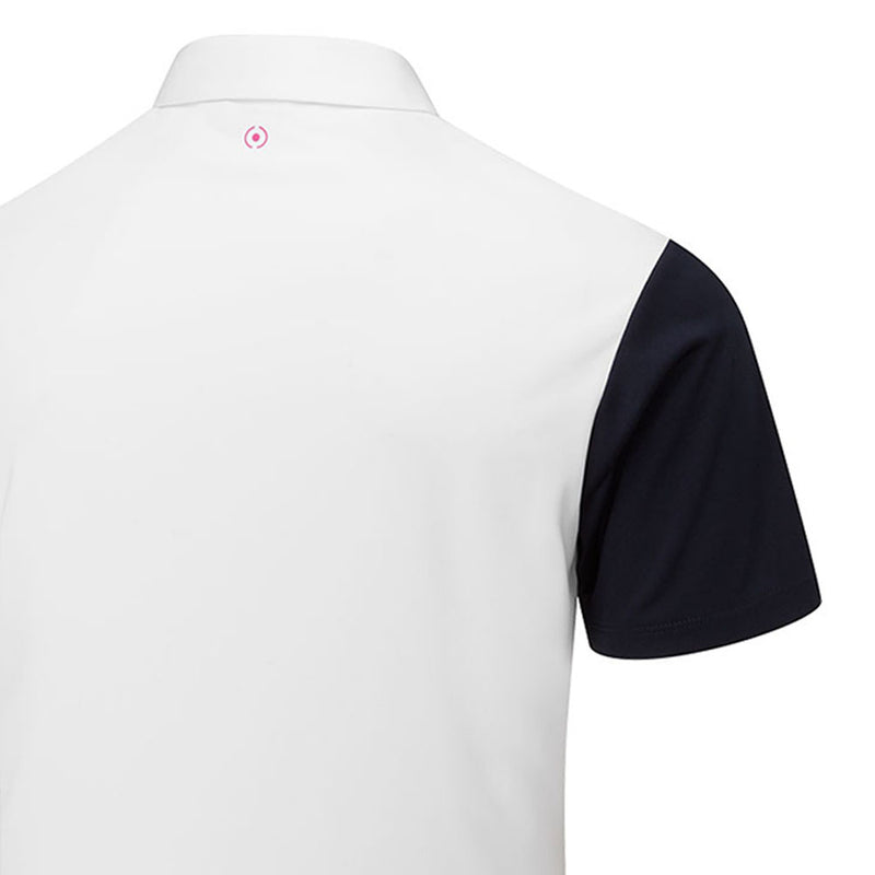 Ping Malvern Polo Shirt - White/Navy