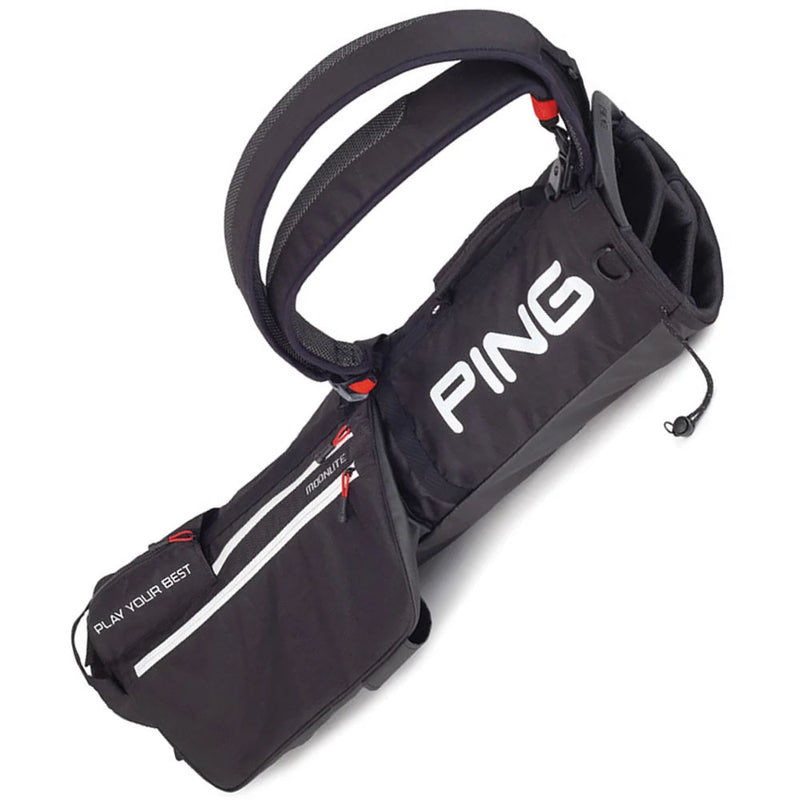 Ping Moonlite Pencil Bag - Black/Scarlet