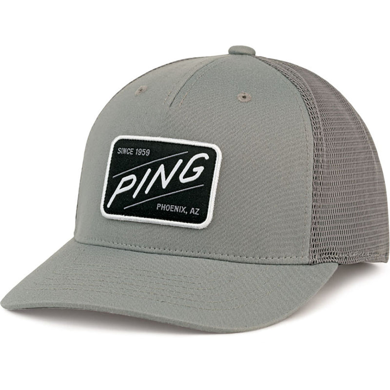 Ping One Putt Cap - Silver/Black