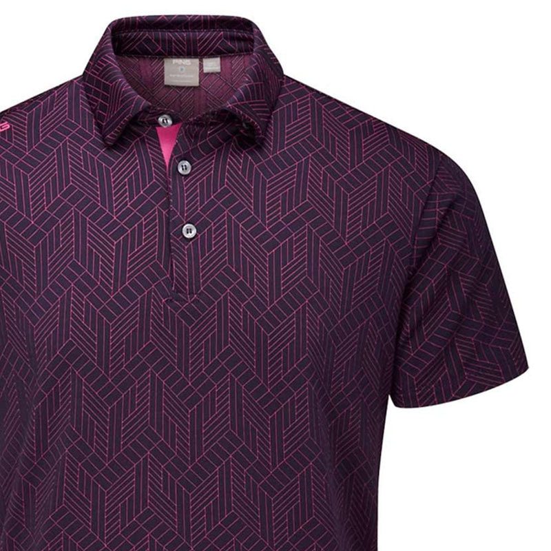 Ping Otto Polo Shirt - Navy Multi