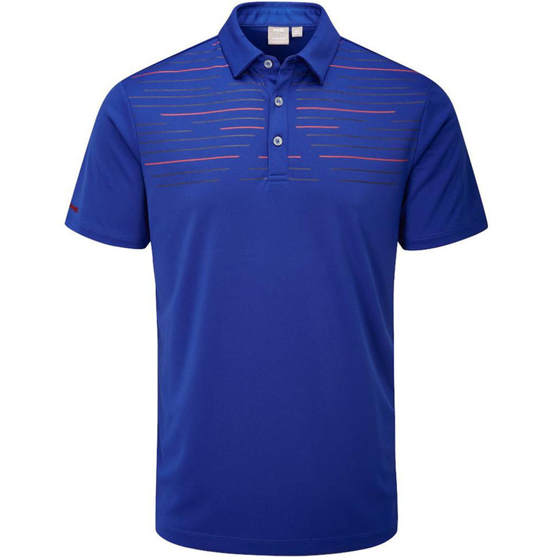 Ping Portman Polo Shirt - Blue Surf/Navy