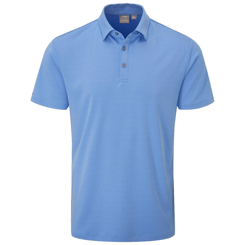 Ping Preston Polo Shirt - Delph Blue Multi