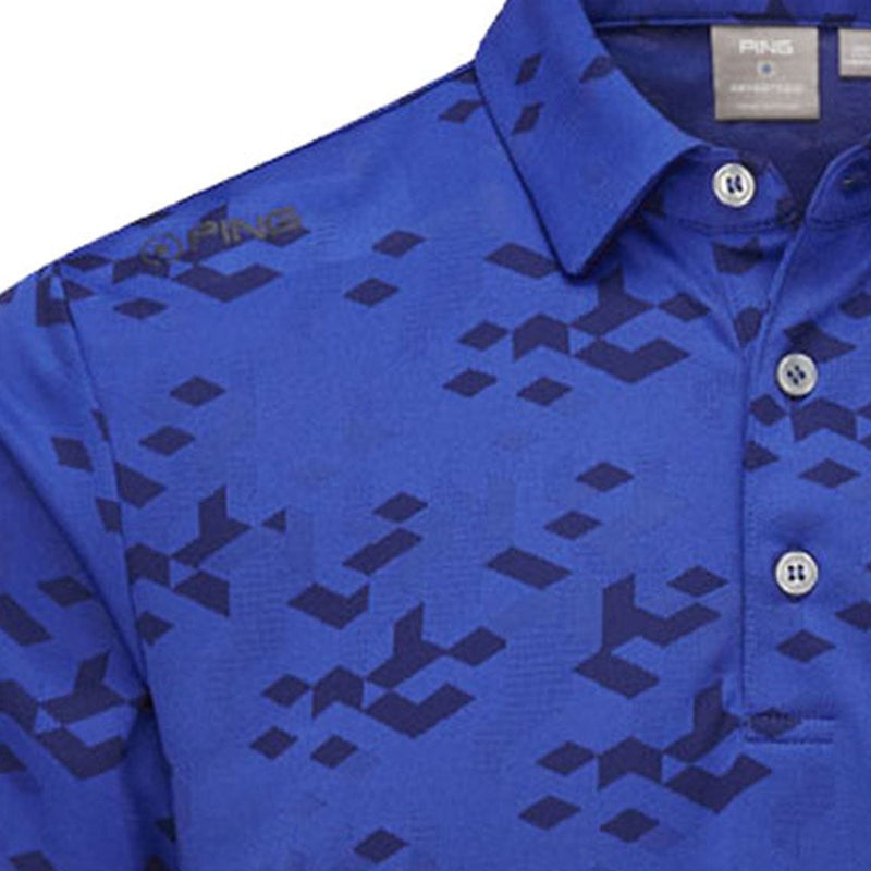 Ping Rae Polo Shirt - Blue Surf