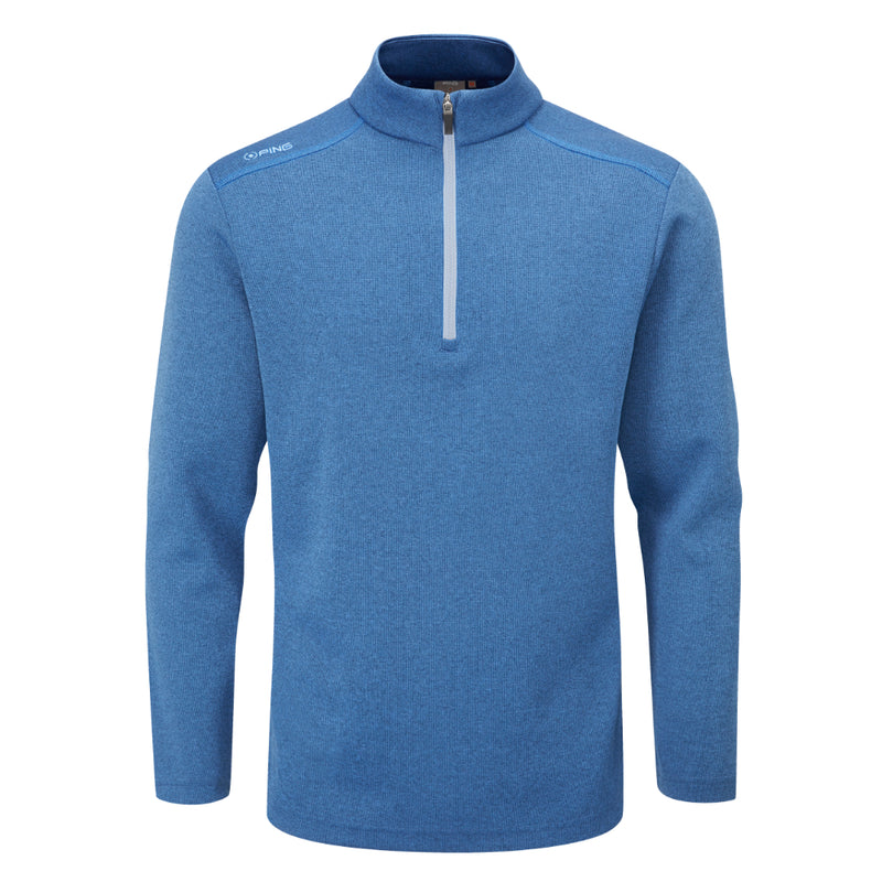 Ping Ramsey 1/2 Zip Pullover - Delph Blue Marl