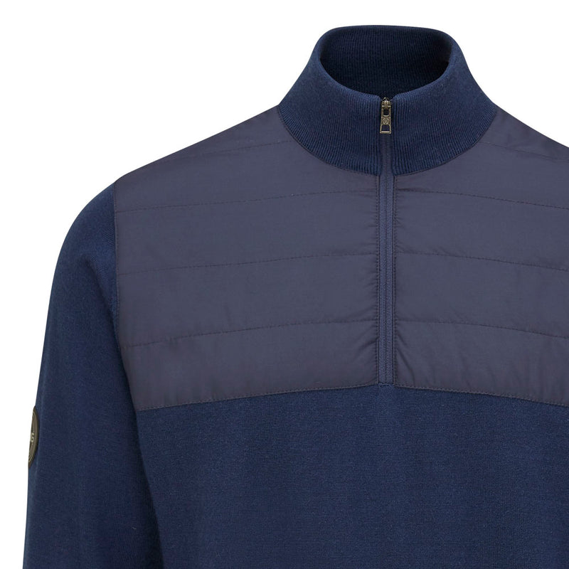 Ping Randle 1/4 Zip Midlayer - Oxford Blue