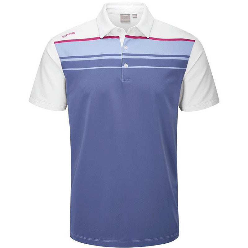 Ping Sinclair Polo Shirt - White Multi