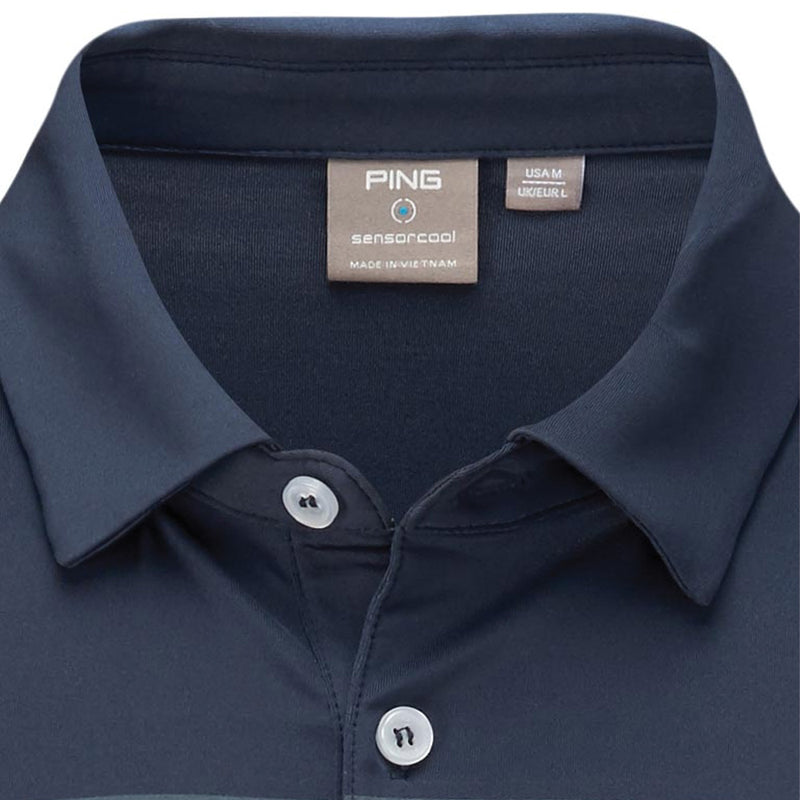 Ping Spencer Polo Shirt - Oxford Blue Multi