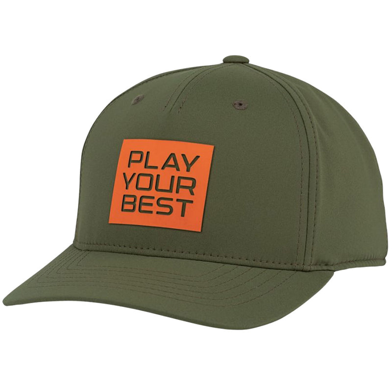 Ping Stacked PYB Cap - Olive/Orange