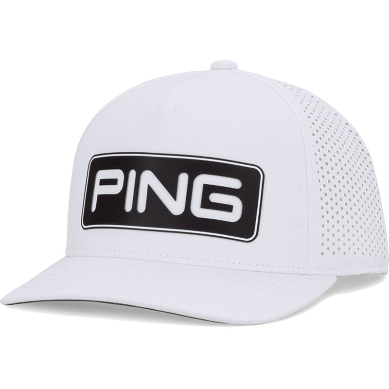 Ping Tour Vented Delta Cap - White/Black