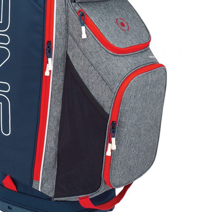 Ping Traverse Cart Bag - Grey/Navy/Scarlet