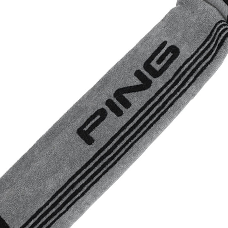 Ping Trifold Towel - Grey/Black