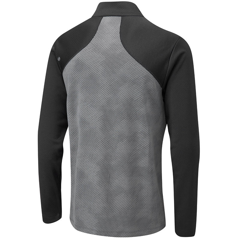 Ping Vertical 1/2 Zip Sweater - Asphalt/Black