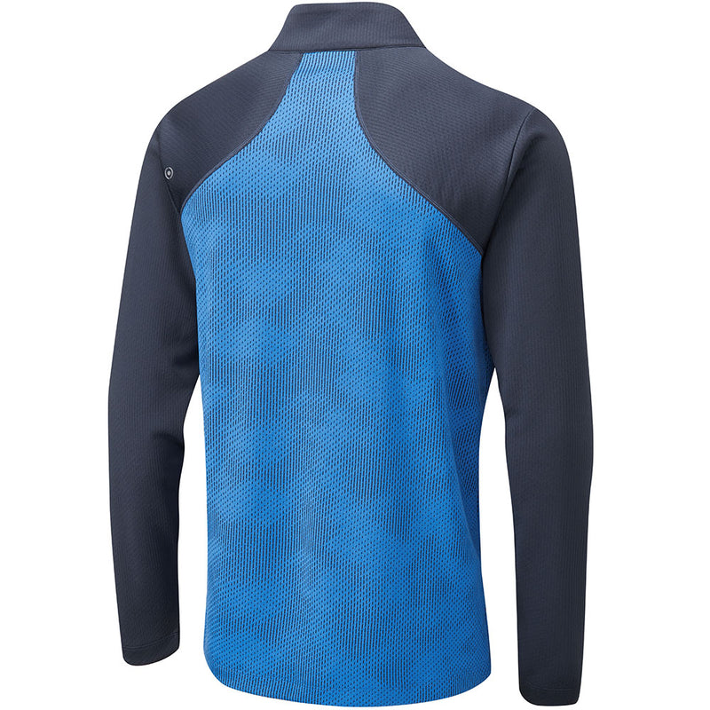 Ping Vertical 1/2 Zip Sweater - Snorkel Blue/Navy