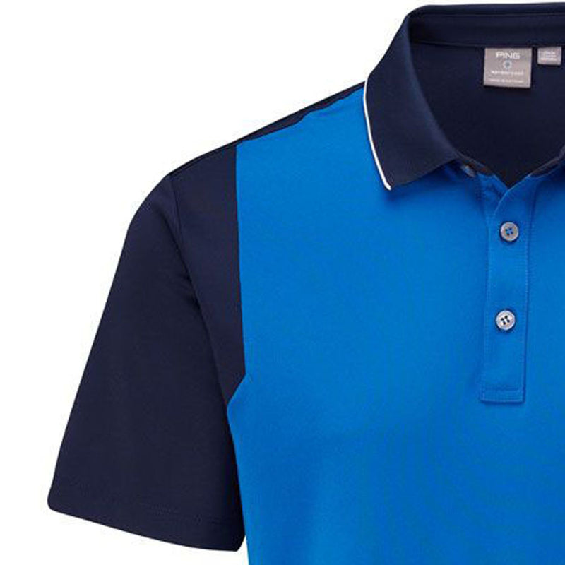 Ping Vista Polo Shirt - Snorkel Blue/Navy