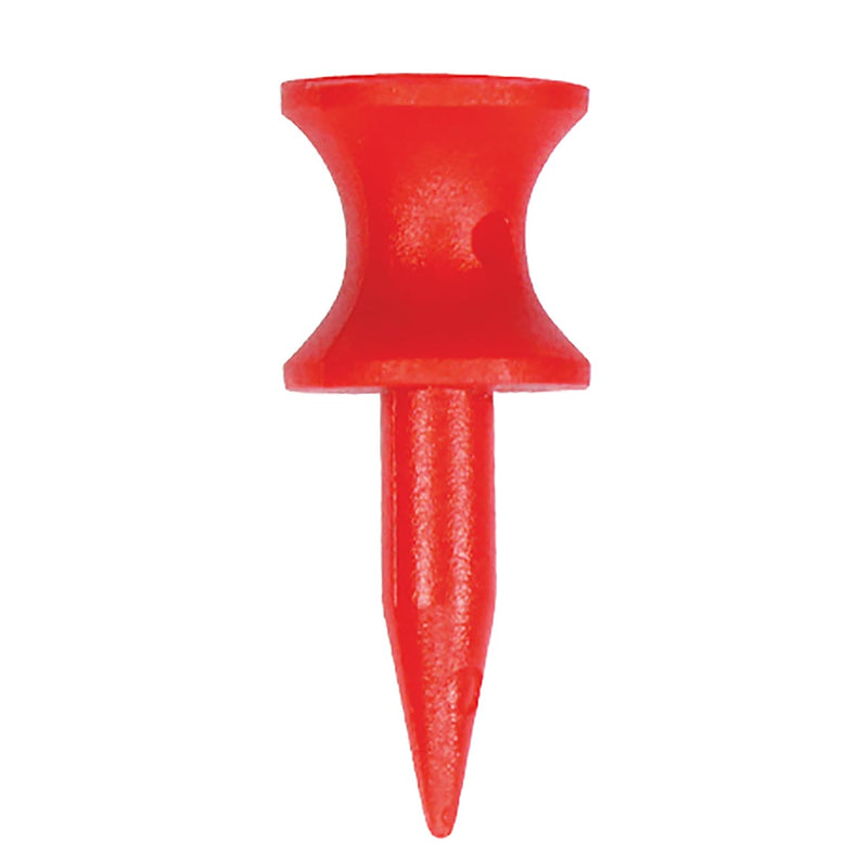 Masters Plastic Graduated 1 1/4 Inch Red Tees - Pack of 35