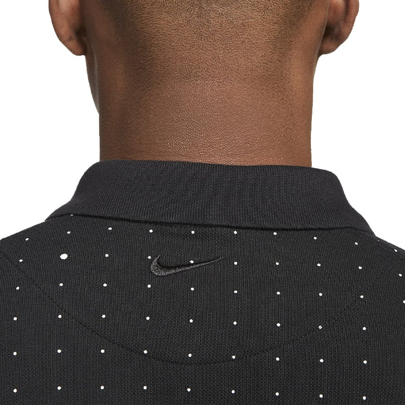 Nike Space Dot Slim Polo Shirt - Black