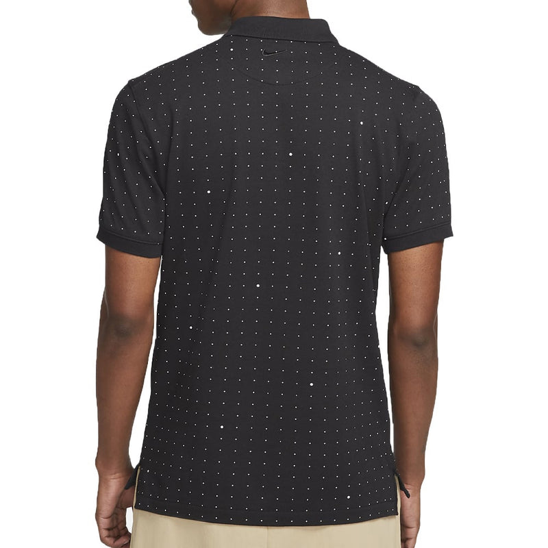 Nike Space Dot Slim Polo Shirt - Black