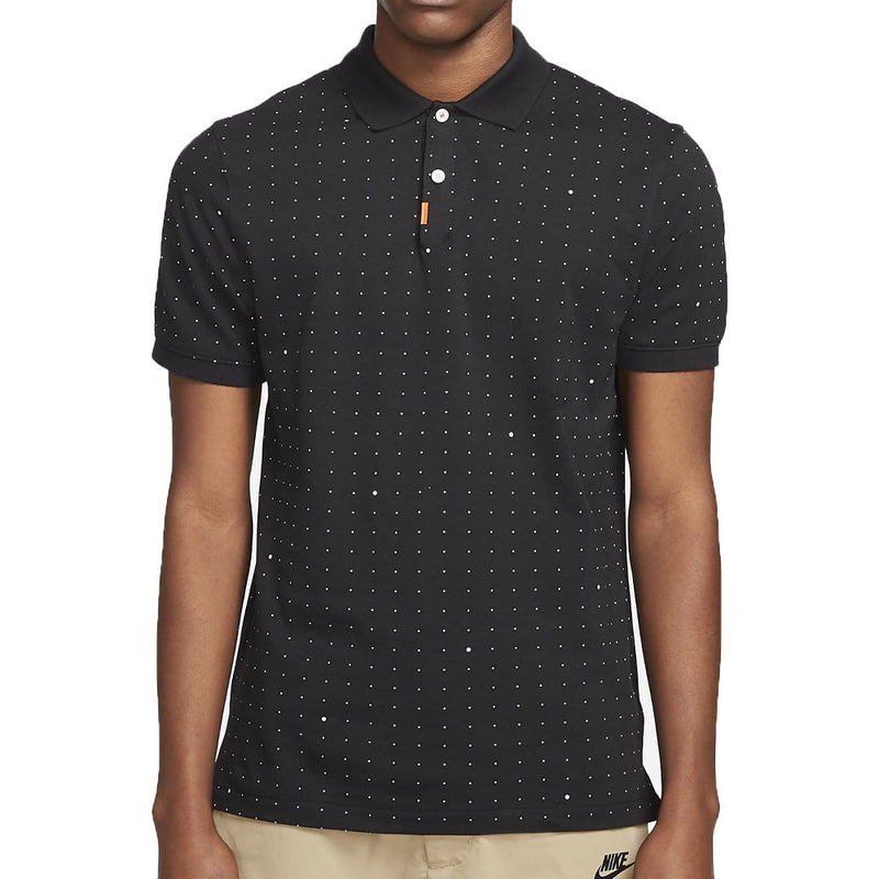 Nike Space Dot Slim Polo Shirt - Black