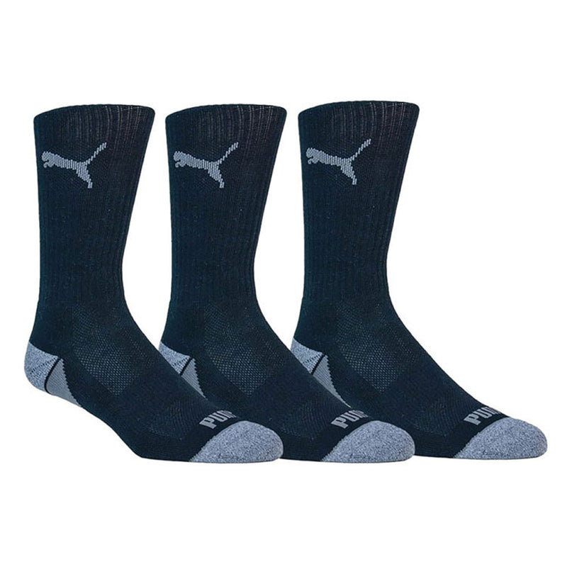 Puma Pounce 2.0 Crew Socks (3 Pack) - Black